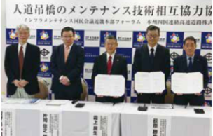 人道吊橋のメンテナンス技術相互協力協定
