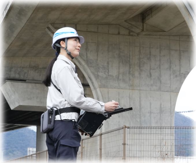 赤外線調査による橋梁を点検する技術