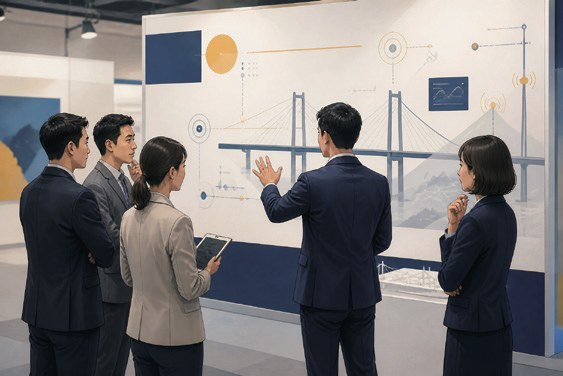 出展相談の様子
